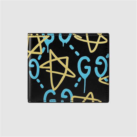 gucci psychedelic wallet|gucci ghost men's wallet.